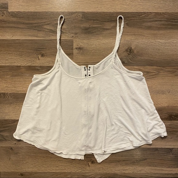 Urban Outfitters White Hook Front Tank Top - Picture 2 of 4